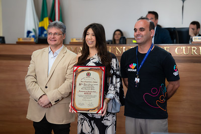 A vereadora Camilla Gonda com os representantes da GERAR