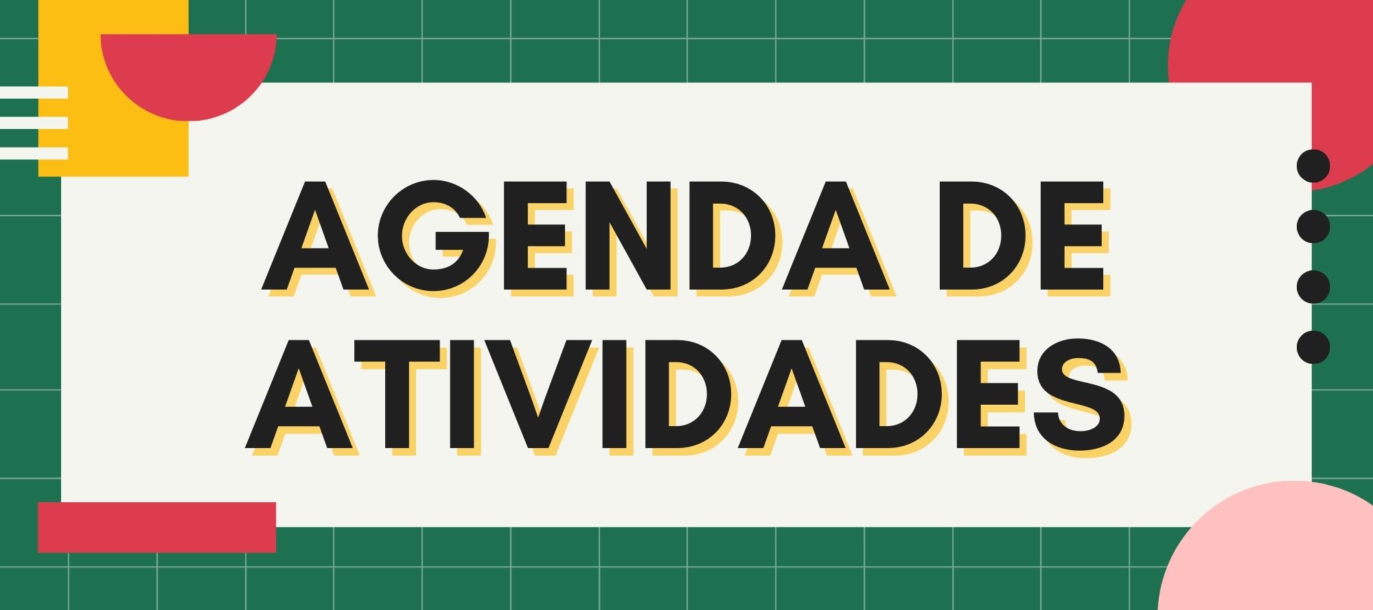 Agenda de atividades - teste