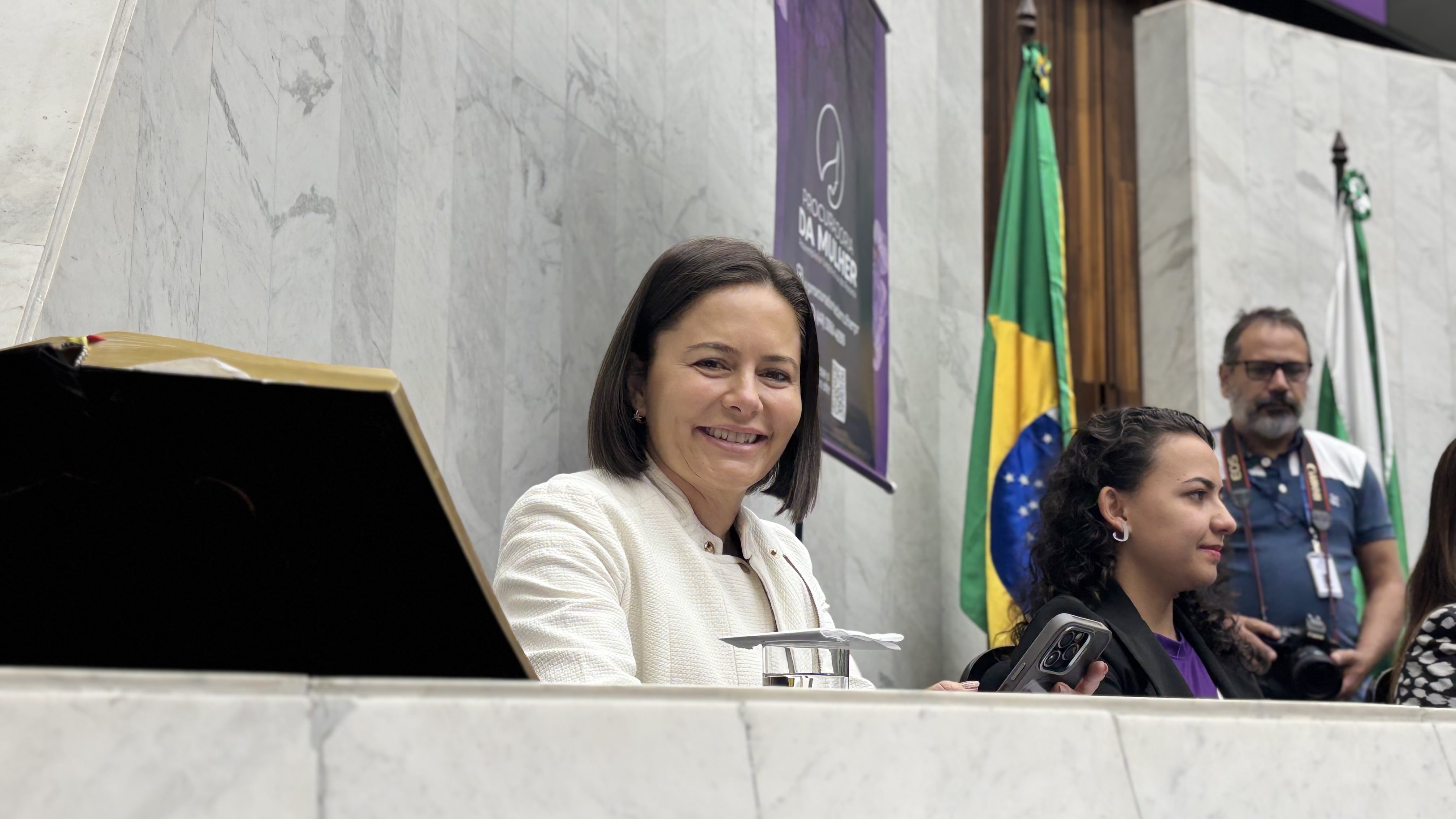 Vereadora Carlise - encontro Alep