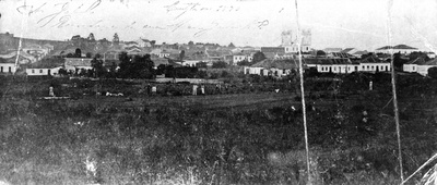 Panorâmica de Curitiba em 1870
