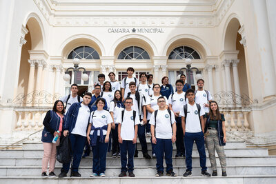 Alunos do Yvone Pimentel visitam CMC