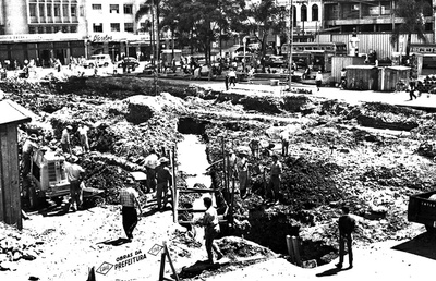 Praça Zacarias em 1960