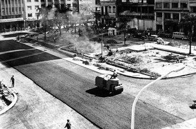 Praça Zacarias em 1976