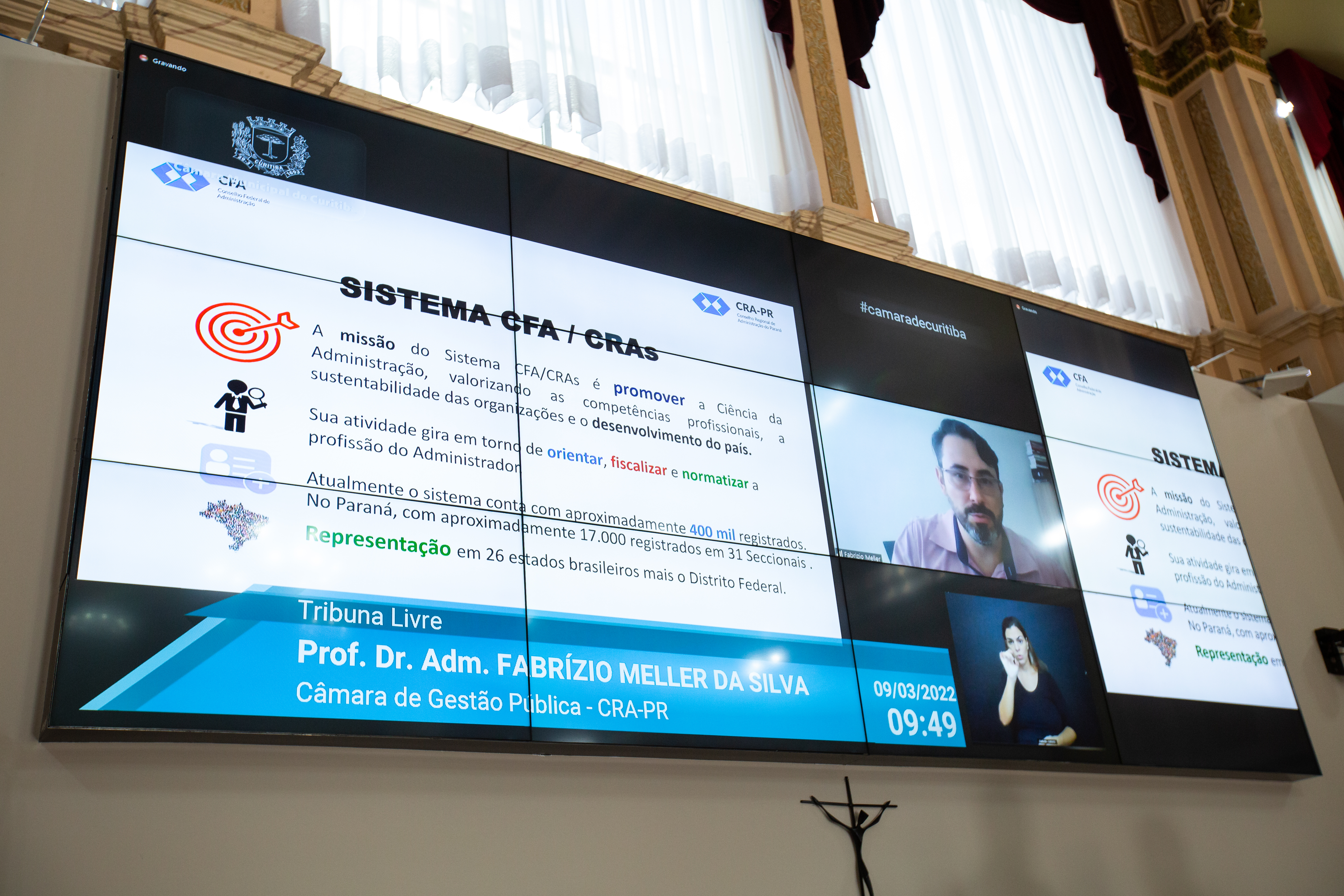 Índice de Governança Municipal de Curitiba é apresentado na Tribuna Livre