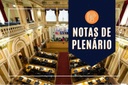 Inovação, Festival de Ópera e outras notas da sessão plenária do dia 30 de março