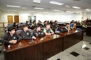Jogadores do Coritiba visitam a Câmara Municipal