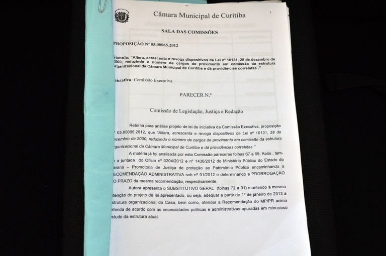 Legislação acata projeto que reestrutura quadro de servidores 