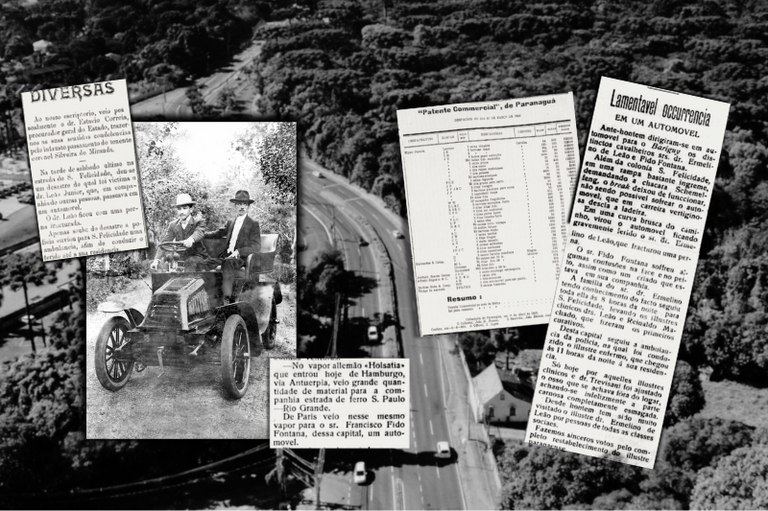 Maio Amarelo: a história do primeiro acidente de carro em Curitiba