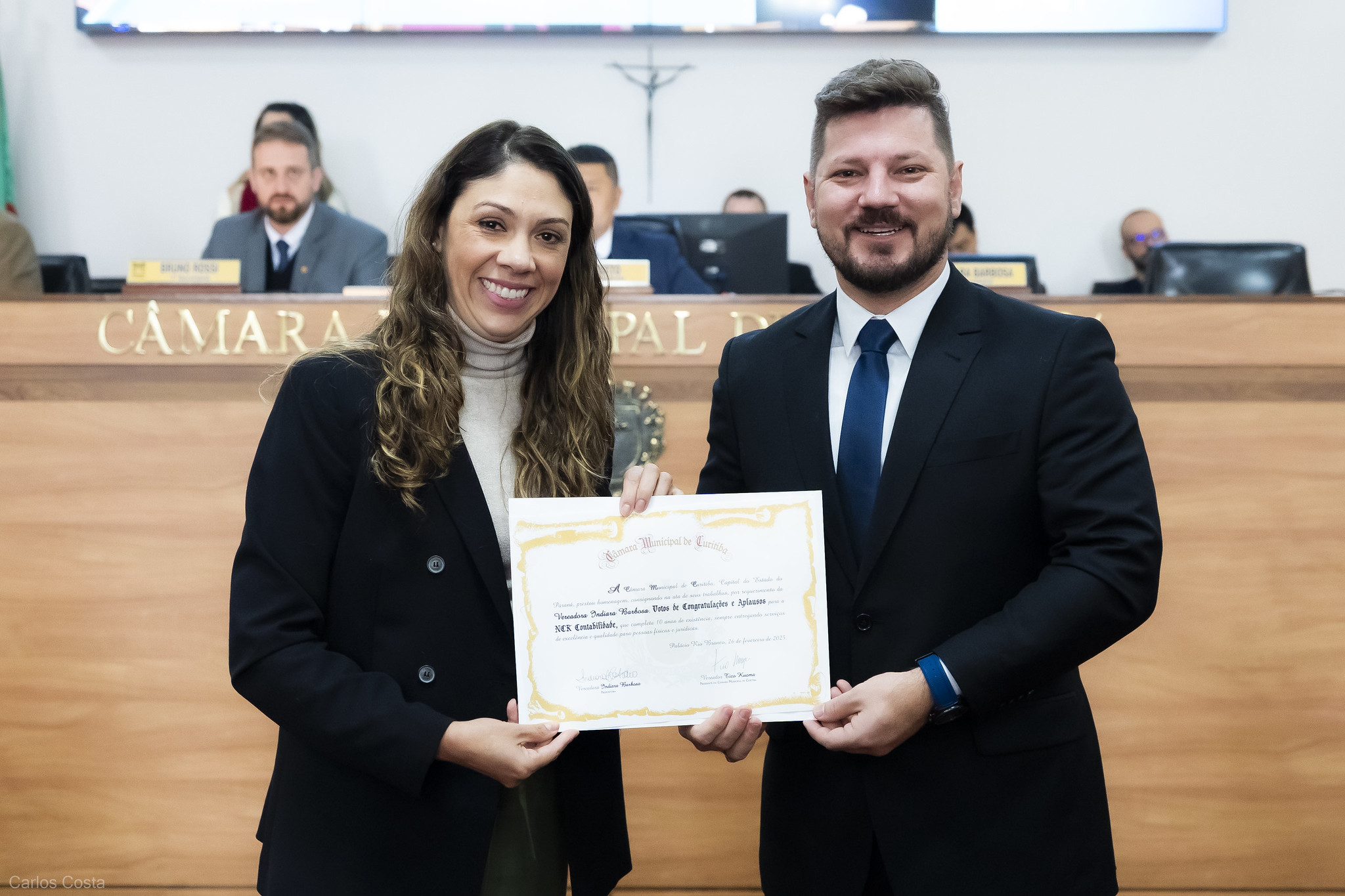 NCK Contabilidade recebe Votos de Congratulações da Câmara de Curitiba