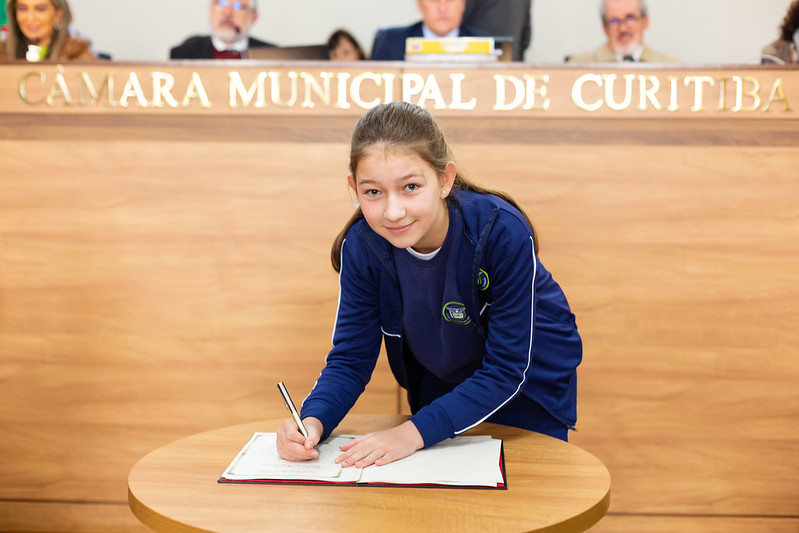 Nesta segunda, vereadores mirins tomam posse na Câmara de Curitiba