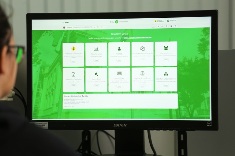 Novo Portal da Transparência da Câmara de Curitiba é elogiado