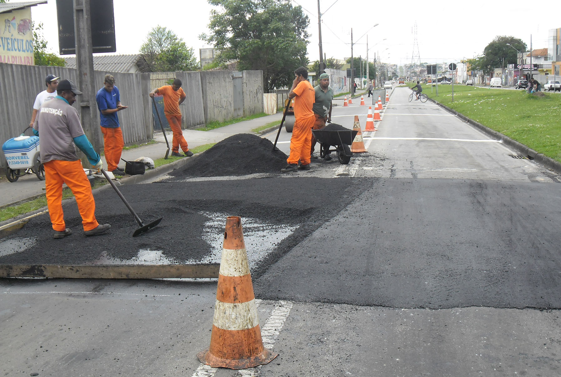 Obra garante mais segurança no trânsito 