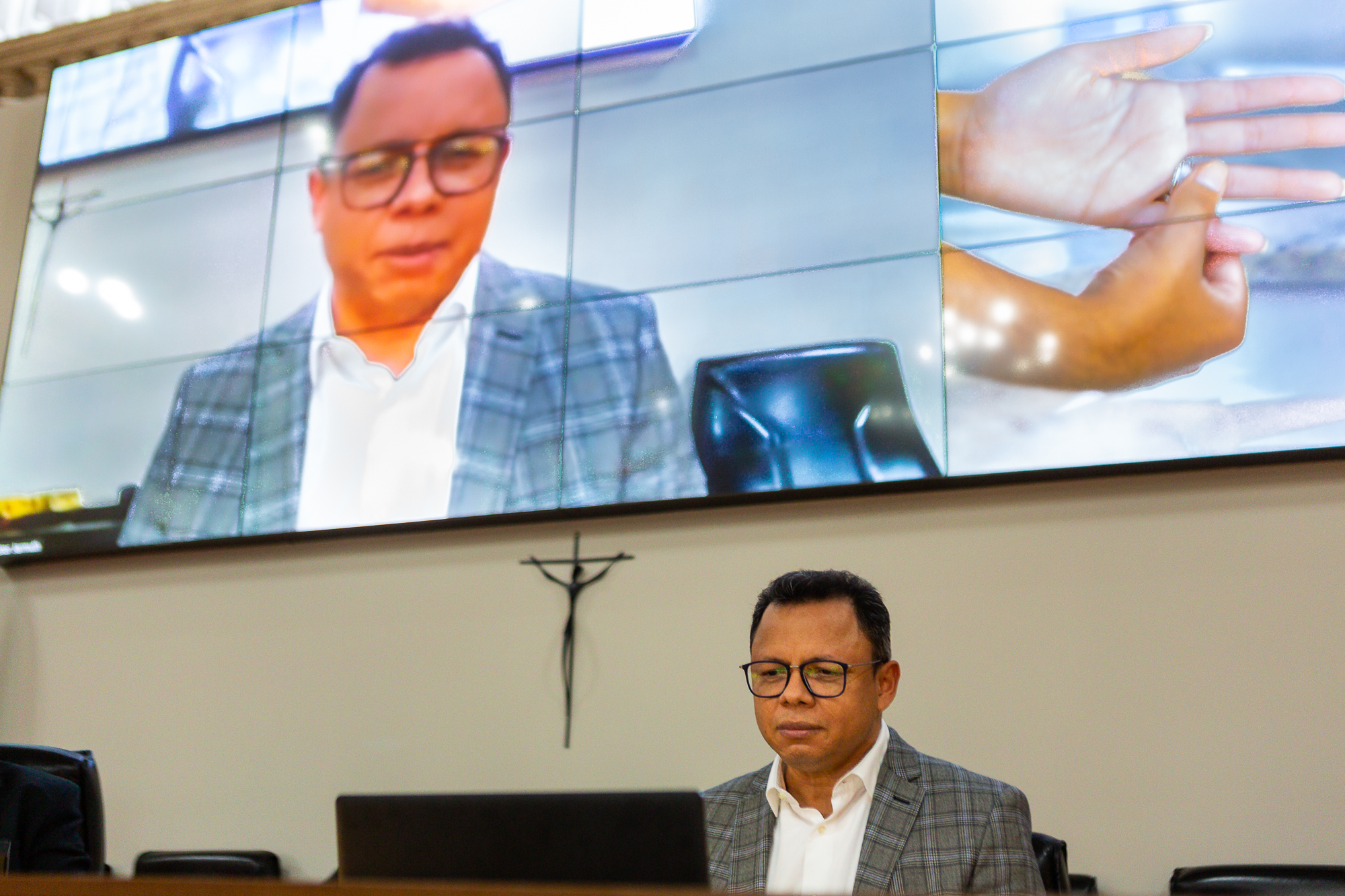 Pastor visita a Câmara e pede positividade durante a pandemia