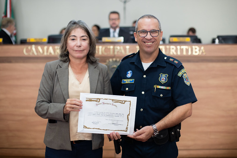 Patrulha Maria da Penha: coordenador recebe homenagem da CMC