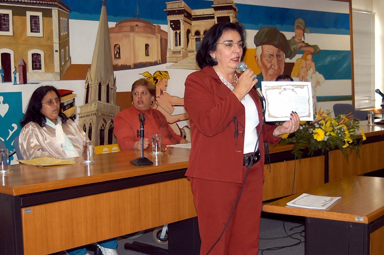Portadores de deficiência recebem homenagem 