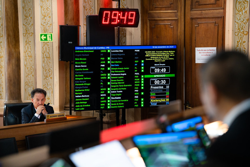 Prêmio Mulheres Empreendedoras de Curitiba é aprovado em 1º turno