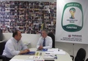 Presidente da Câmara visita Secretaria da Copa 