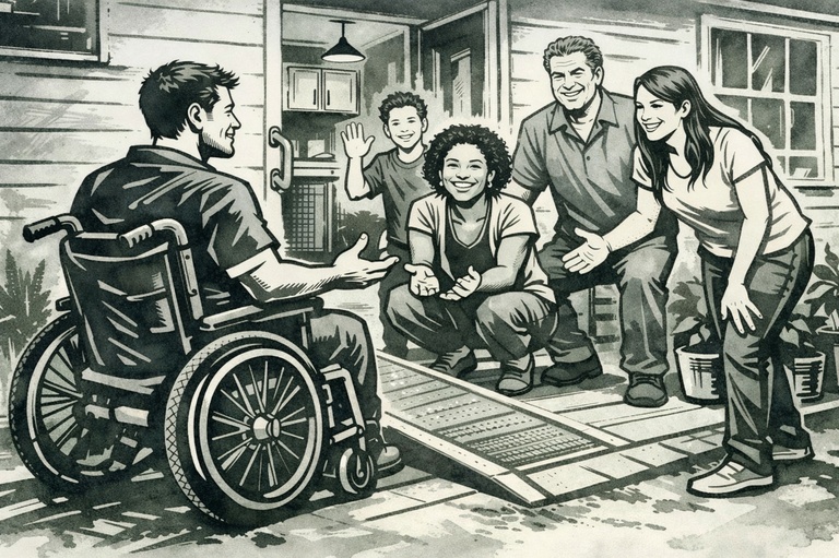 Proposta cria acolhimento familiar para pessoas com deficiência em Curitiba