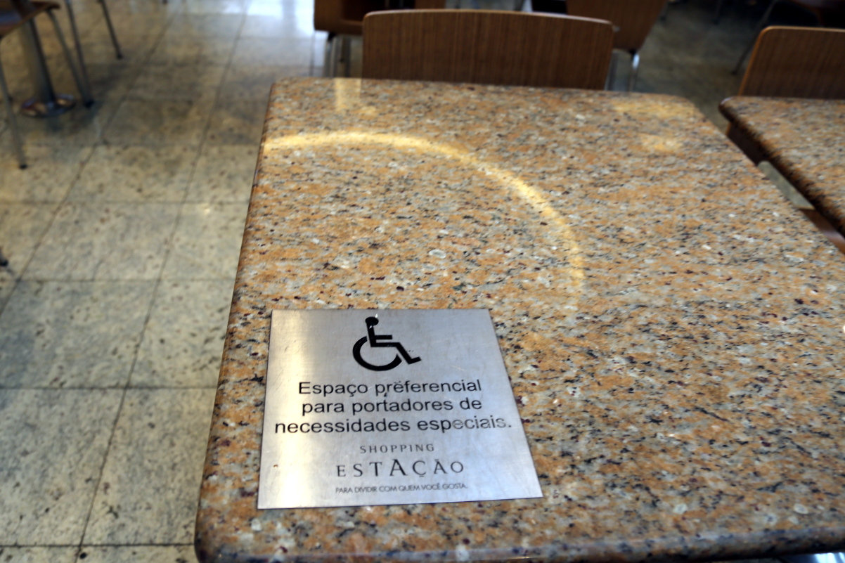 Proposta reserva de mesas em shoppings e centros comerciais