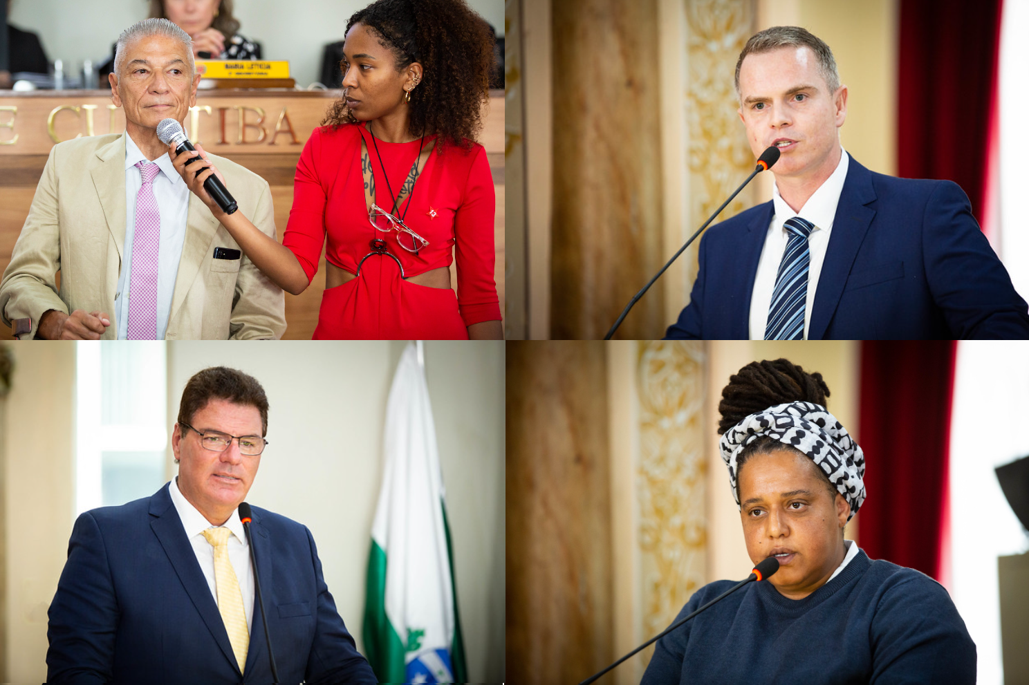 Quatro novos vereadores são empossados na Câmara de Curitiba