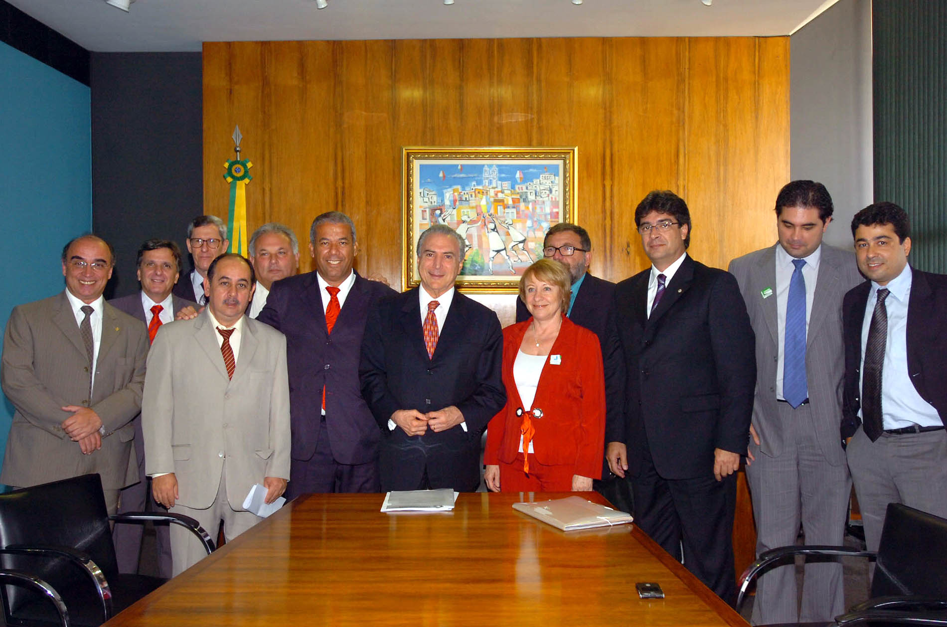 Representantes de Câmaras são recebidos no Congresso 