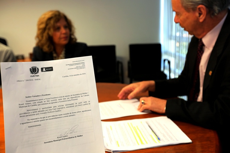 Secretária da Mulher pede providências contra agressão a vereadora