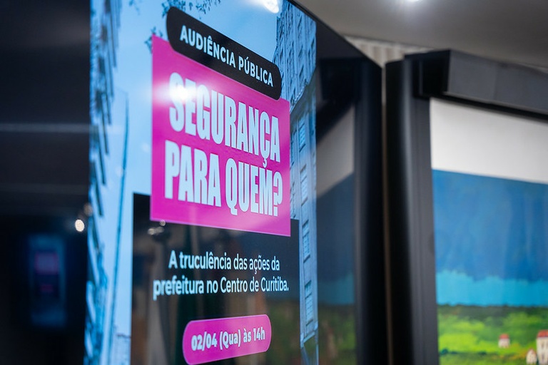 Segurança no Centro de Curitiba é debatida em audiência pública