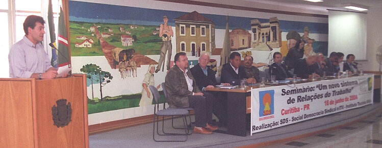 Seminário discute reforma sindical 