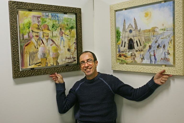 Servidores aposentados expõem obras na Câmara 