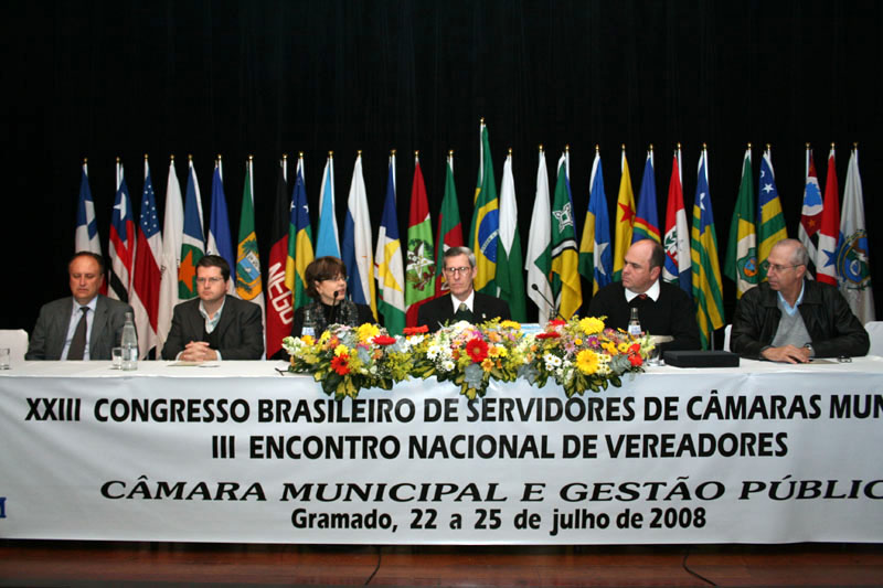 Servidores de Câmaras se reúnem em congresso 