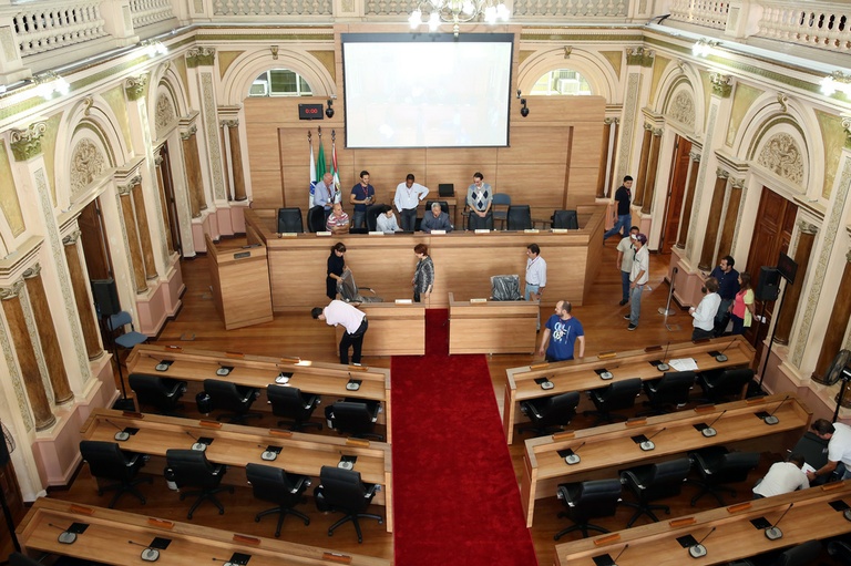 Sessões plenárias retornam ao Palácio Rio Branco na terça-feira
