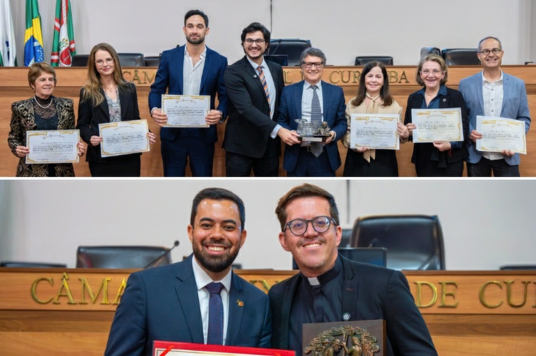 Sessões Solenes homenageiam padre e professores da UFPR 
