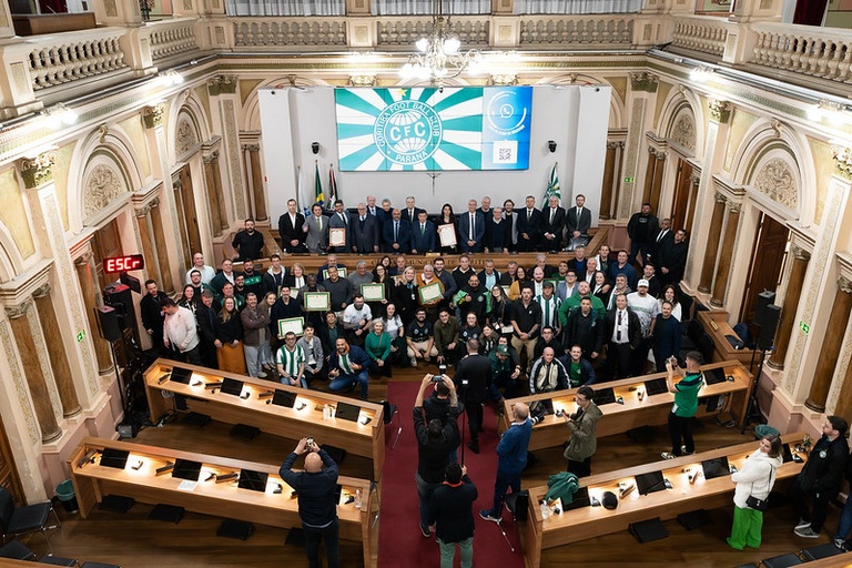 Solenidade celebra 40 anos da conquista nacional do Coritiba