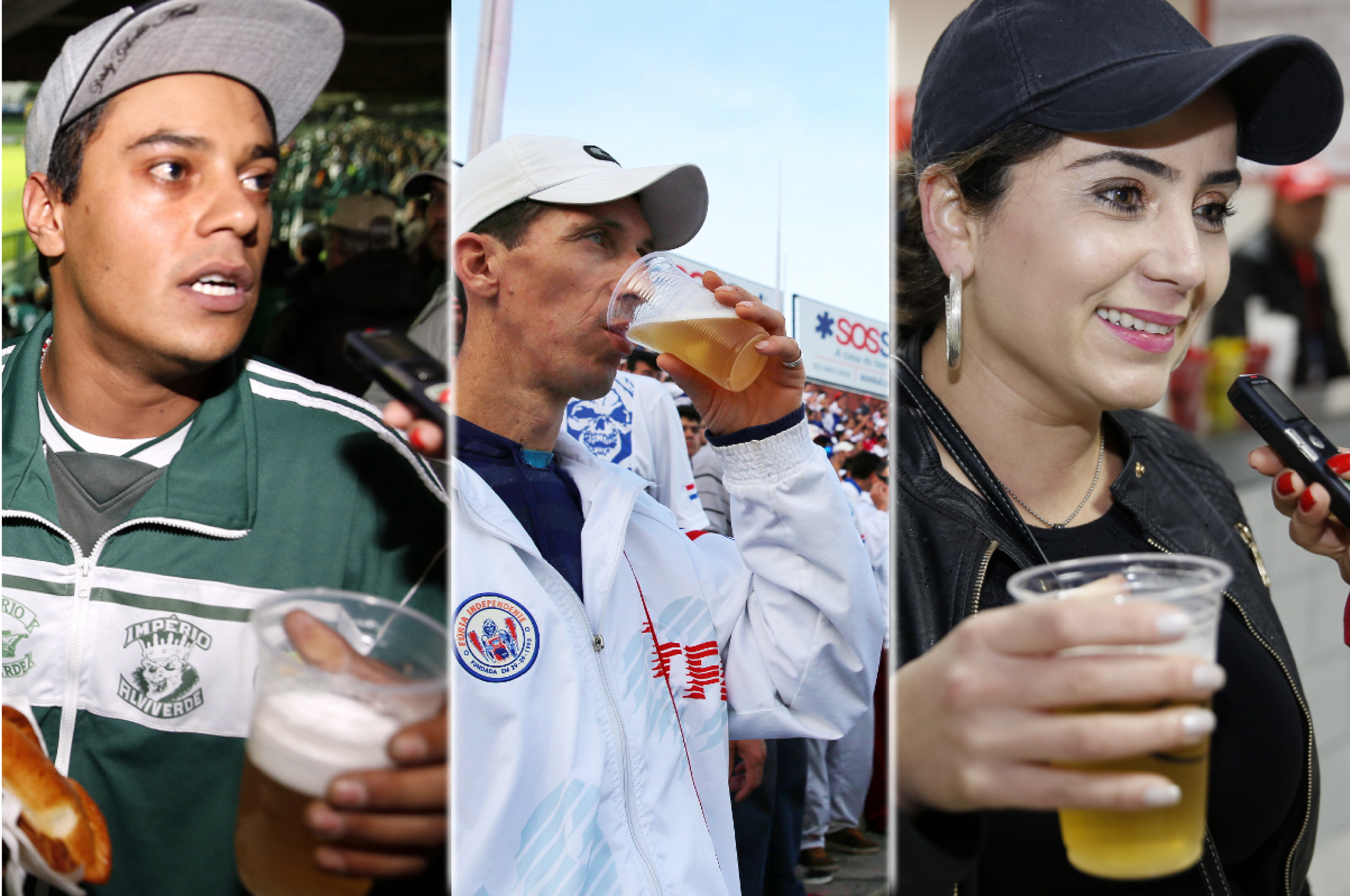 Torcedores apoiam venda e consumo moderado de cerveja