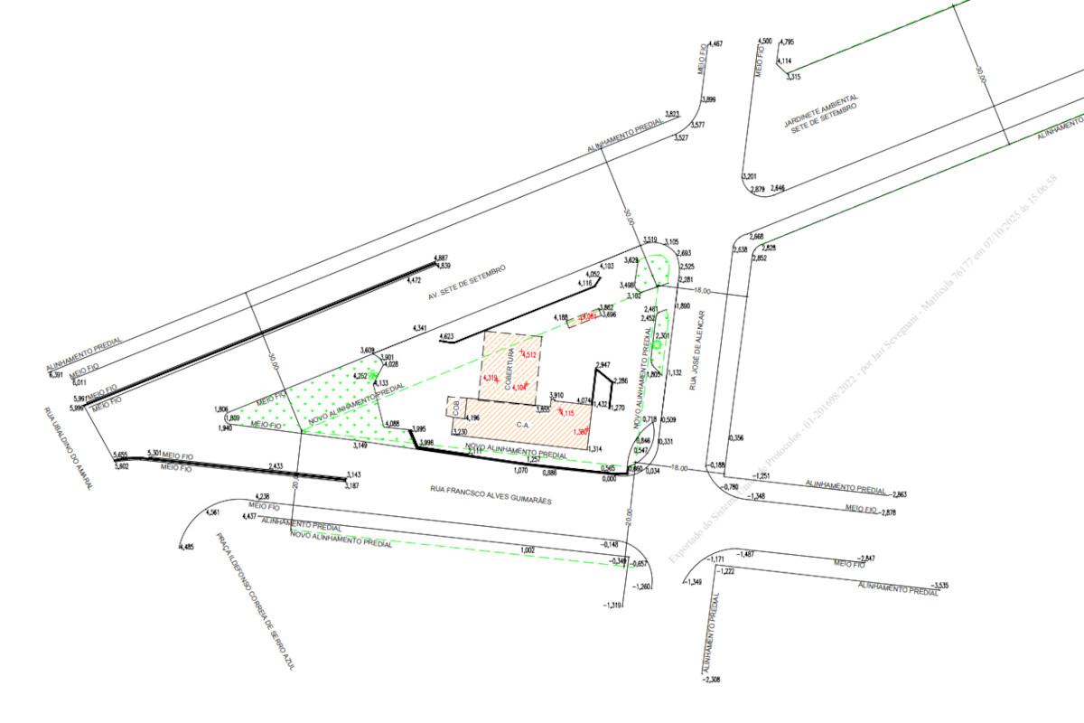 Venda de área pública na Sete de Setembro chega à Câmara de Curitiba