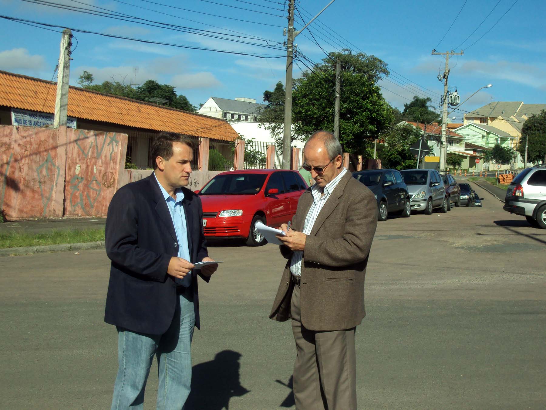 Vereador e Diretran ouvem a comunidade 