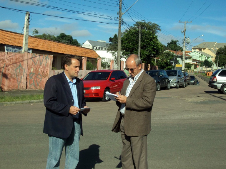 Vereador e Diretran ouvem a comunidade 