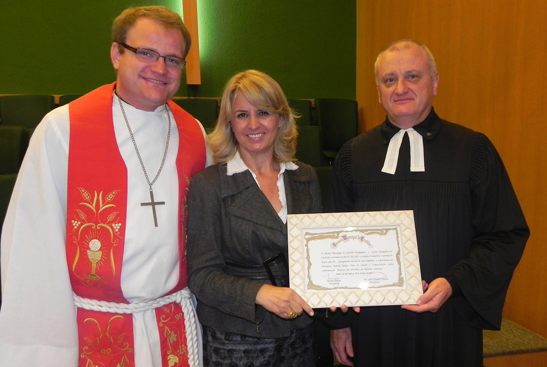 Vereadora destaca a reforma luterana 