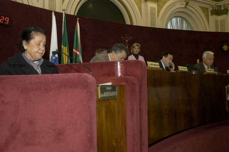 Vereadora recebe homenagem no Dia do Ancião 