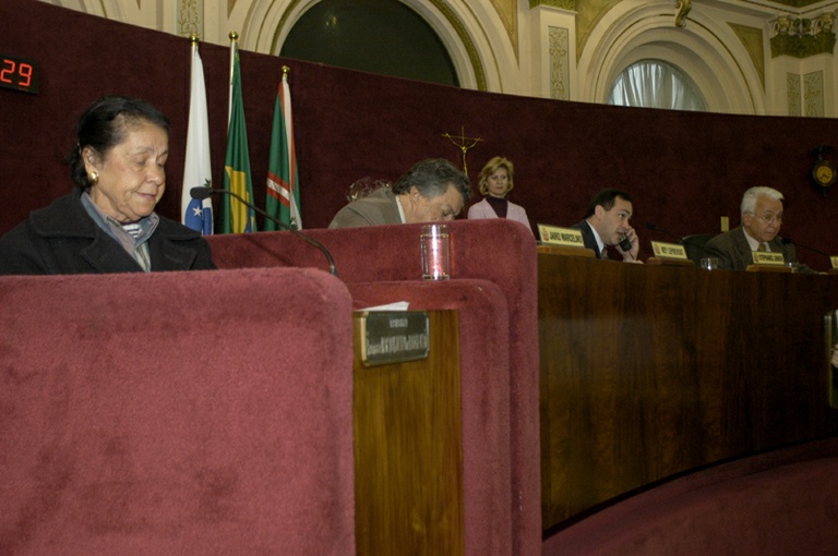 Vereadora recebe homenagem no Dia do Ancião 