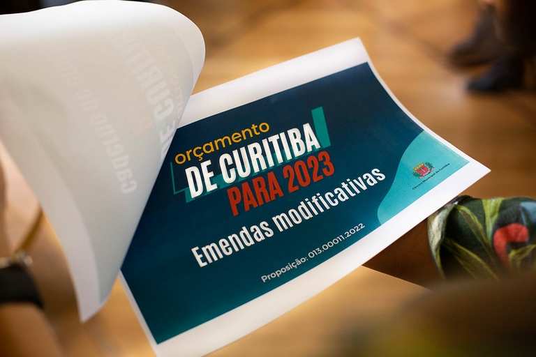 Vereadores de Curitiba aprovaram 913 emendas à LOA 2023