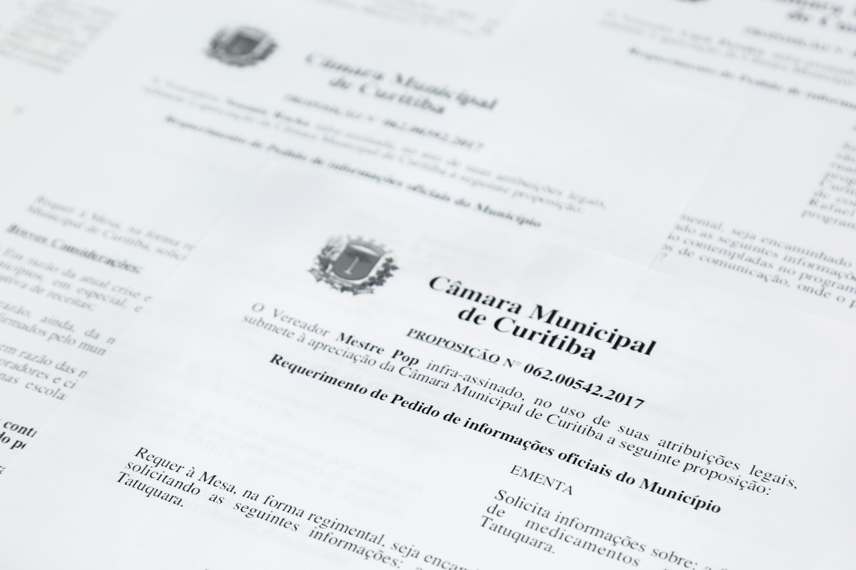 Vereadores enviam 474 pedidos de informações à Prefeitura em 2017