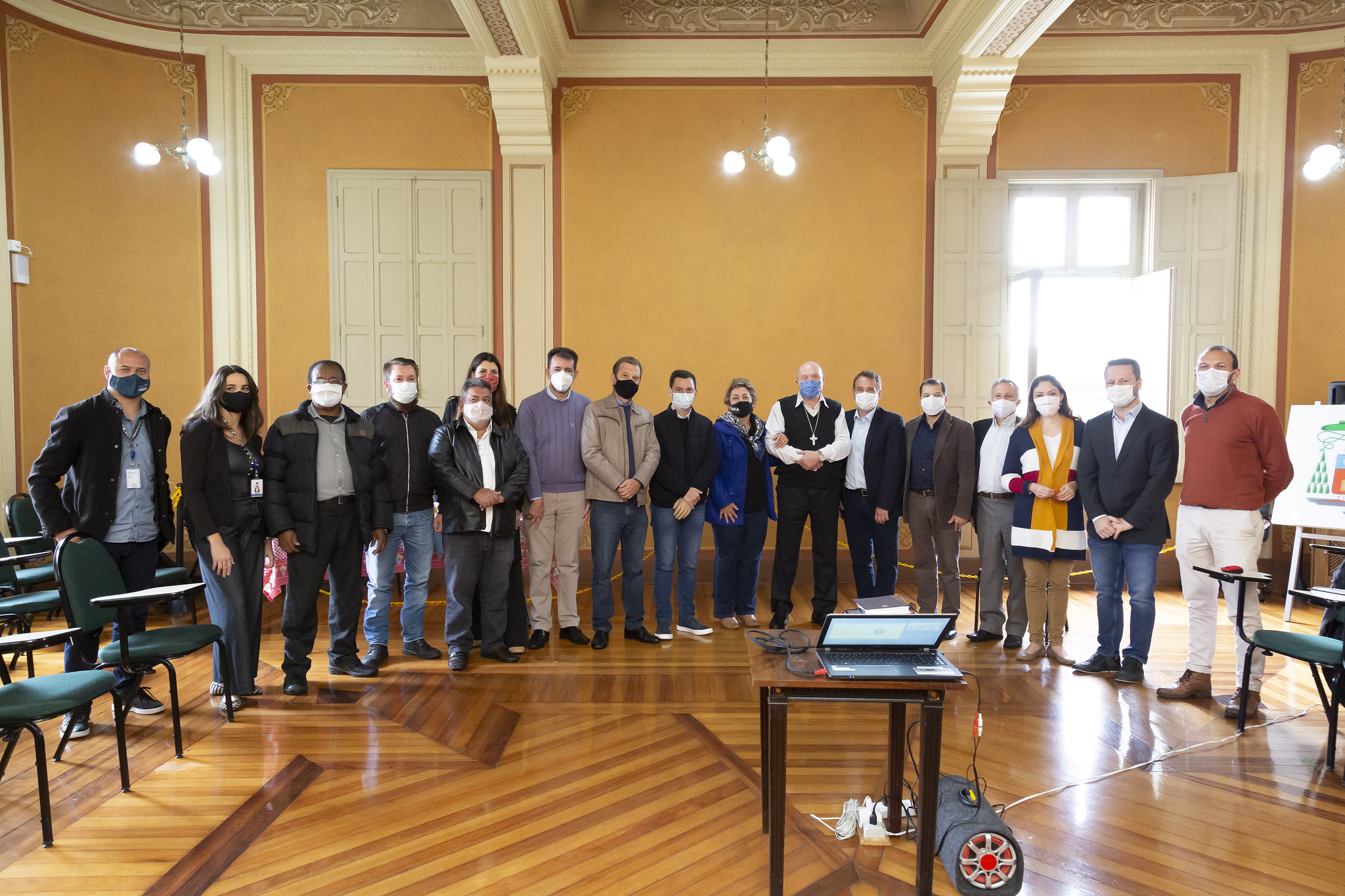 Vereadores são recebidos na Cúria da Arquidiocese da Curitiba