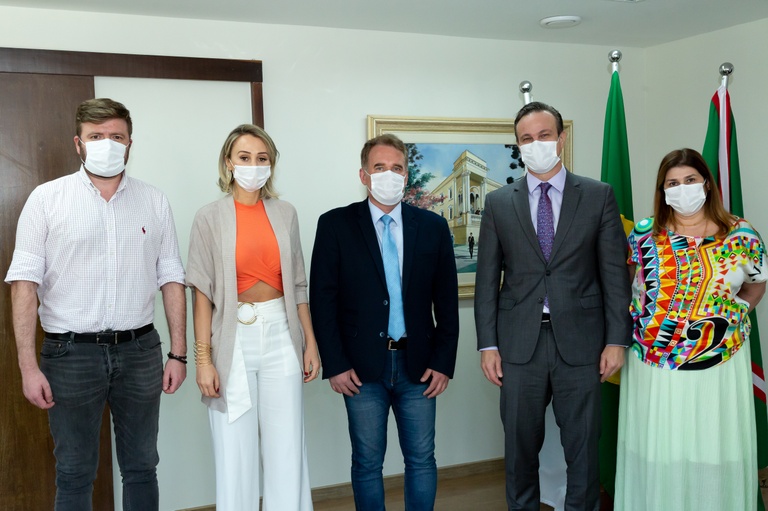 Visita à Presidência: CMC recebe juiz federal José Antonio Savaris