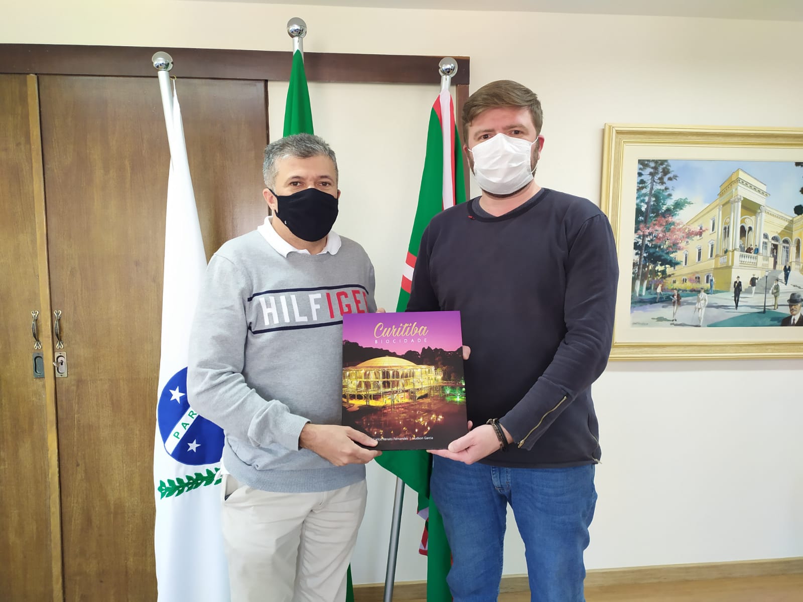 Visita à presidência: CMC recebe presidente da Câmara de Fortaleza