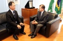 Visita à presidência: Cônsul do Japão se despede da cidade