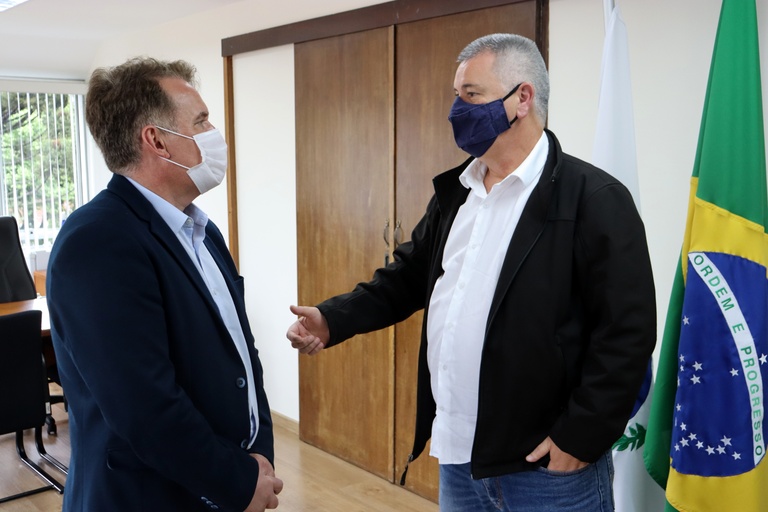 Visita à presidência: jornalista Esmael Morais